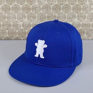New Mens Grizzly Bear Adjustable Snapback Cap Hat